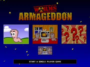 Worms Armageddon (GE) screen shot title